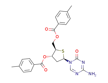 1-(2-deoxy-3,5-di-O-p-toluoyl-4-thio-β-D-erythropentofuranosyl)-5-azacytosine