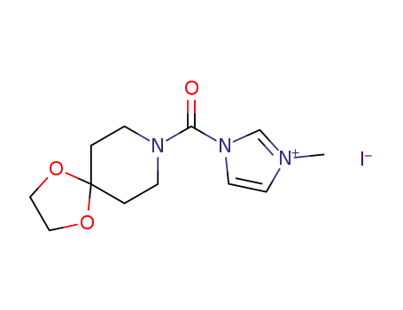 1-(1,4-dioxa-8-azaspiro[4.5]dec-8-ylcarbonyl)-3-methyl-1H-imidazol-3-ium iodide