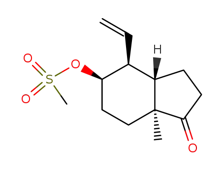 (3aS,7aS)-4α-ethenyl-5α-methanesulfonyl-1-oxo-,4,5,6,7,7a-hexahydro-7a-methylindan