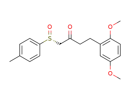 RS-4-(2,5-dimethoxyphenyl)-1-p-tolylsulfinyl-2-butanone