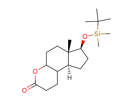 (3aS,7aS)-5-hydroxy-4α-β-propionolactone-1-[(tert-butyldimethylsilyl)oxy]-3a,4,5,6,7,7a-hexahydro-7a-methylindan
