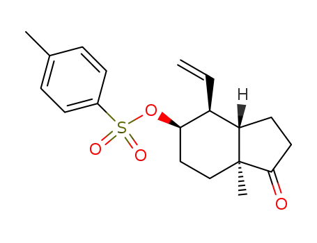 (3aS,7aS)-4α-ethenyl-1-oxo-5-(4'-methylbenzenesulfonyl)-3a,4,5,6,7,7a-hexahydro-7a-methylindan