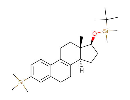 17-(tert-butyl-dimethyl-silanyloxy)-13-methyl-3-trimethylsilanyl-7,11,12,13,14,15,16,17-octahydro-6H-cyclopenta[a]phenanthrene
