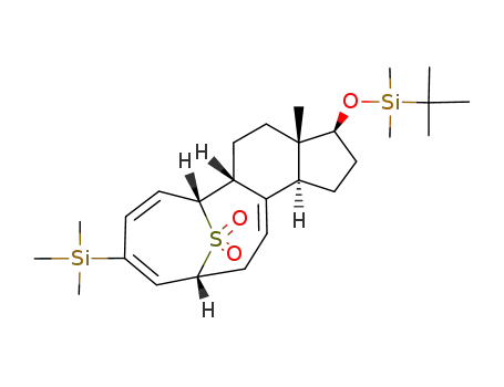 (1S,2S,5S,9S,13S)-6-[(tert-butyldimethylsilyl)oxy]-5-methyl-15-trimethylsilyl-18-thiatetracyclo[11.4.1.02,10.05,9]-10,14,16-triene-18,18-dioxide