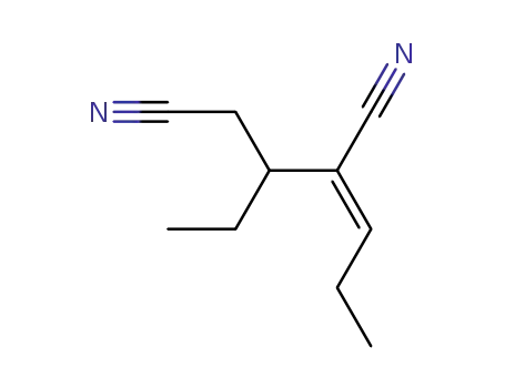 3-Ethyl-2-prop-(E)-ylidene-pentanedinitrile