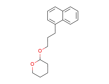 Molecular Structure of 400616-44-6 (2H-Pyran, tetrahydro-2-[3-(1-naphthalenyl)propoxy]-)