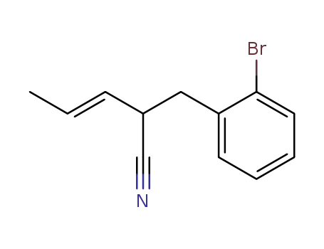 2-(o-bromobenzyl)-3-pentenenitrile