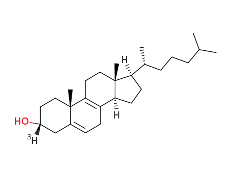 [3β-3H]cholesta-8-dien-3α-ol