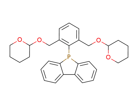 Molecular Structure of 65700-13-2 (5H-Benzo[b]phosphindole,
5-[2,6-bis[[(tetrahydro-2H-pyran-2-yl)oxy]methyl]phenyl]-)
