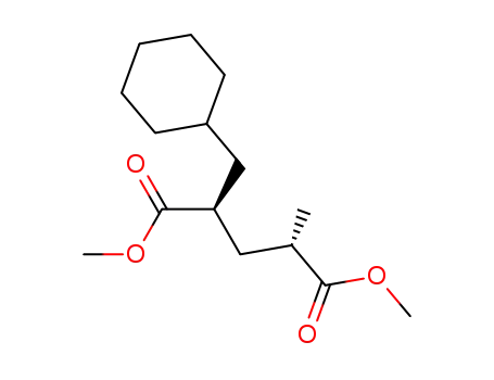 anti-dimethyl 2-(cyclohexylmethyl)-4-methylpentanedioate