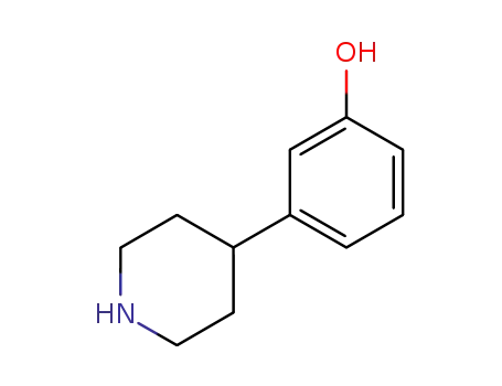 Molecular Structure of 110878-71-2 (4-(3-HYDROXYPHENYL)PIPERIDINE)