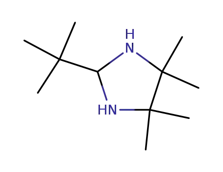 Molecular Structure of 351902-08-4 (Imidazolidine, 2-(1,1-dimethylethyl)-4,4,5,5-tetramethyl-)