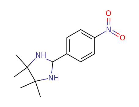 Molecular Structure of 351902-04-0 (Imidazolidine, 4,4,5,5-tetramethyl-2-(4-nitrophenyl)-)