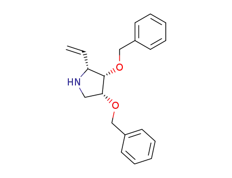 (2R,3S,4R)-3,4-Bis-benzyloxy-2-vinyl-pyrrolidine