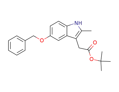 t-butyl 5-benzyloxy-2-methyl indole acetate
