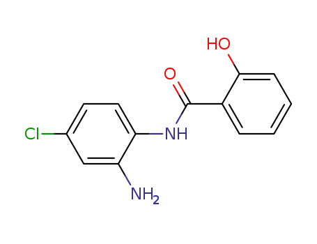 Molecular Structure of 403599-67-7 (Benzamide, N-(2-amino-4-chlorophenyl)-2-hydroxy-)