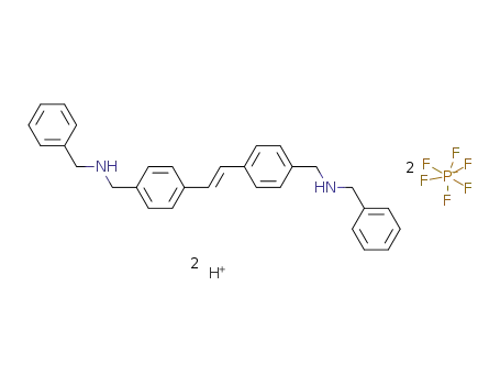 (E)-bis(4-benzylaminomethyl)stilbene bis(hexafluorophosphate)