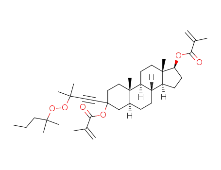 3,17β-dimethacryloyloxy-3-(3-methyl-3-tert-pentylperoxybut-1-ynyl)-androsta-1,4-diene