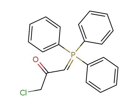 Molecular Structure of 13605-66-8 (3-CHLORO-2-OXOPROPYLIDENE TRIPHENYLPHOSPHORANE)