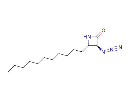 (+/-)-trans-3-azido-4-undecyl-2-azetidinone