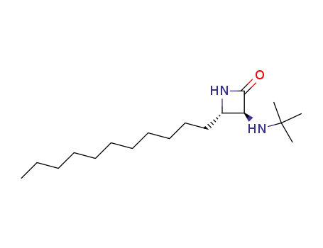 (+/-)-trans-3-(N-(1,1-dimethylethyl)amino)-4-undecyl-2-azetidinone