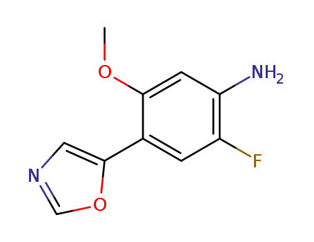 2-fluoro-5-methoxy-4-oxazol-5-yl-phenylamine