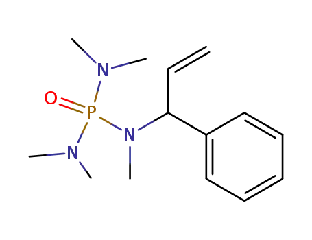 Molecular Structure of 560095-49-0 (Phosphoric triamide, pentamethyl(1-phenyl-2-propenyl)-)