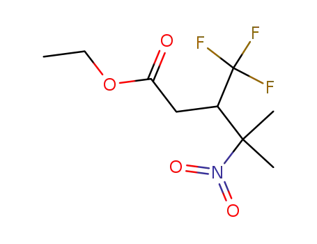 ethyl 3-(trifluoromethyl)-4-methyl-4-nitropentanoate