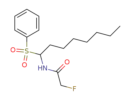 N-(1-benzenesulfonyl-octyl)-2-fluoro-acetamide