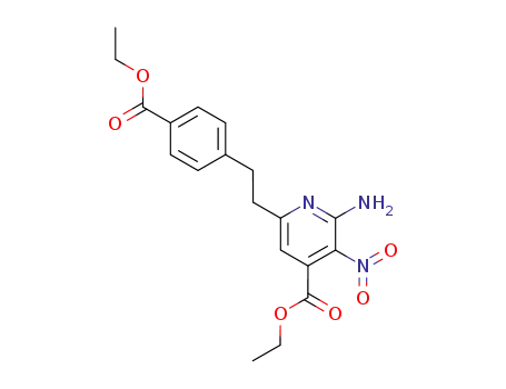 ethyl 2-amino-6-[2-(4-ethoxycarbonylphenyl)ethyl]-3-nitroisonicotinate