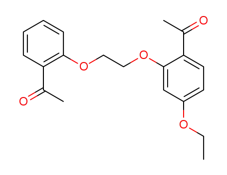 Molecular Structure of 635538-05-5 (Ethanone, 1-[2-[2-(2-acetyl-5-ethoxyphenoxy)ethoxy]phenyl]-)