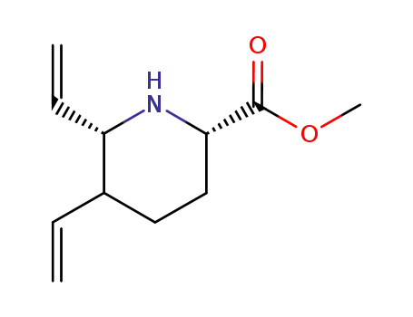 5,6-divinylpiperidine-2-carboxylic acid methyl ester