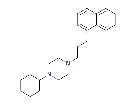 1-cyclohexyl-4-(3-naphthalen-1-yl-propyl)-piperazine