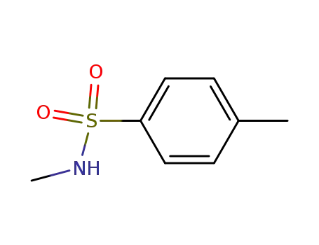 Molecular Structure of 640-61-9 (N-Methyl-p-toluenesulfonamide)