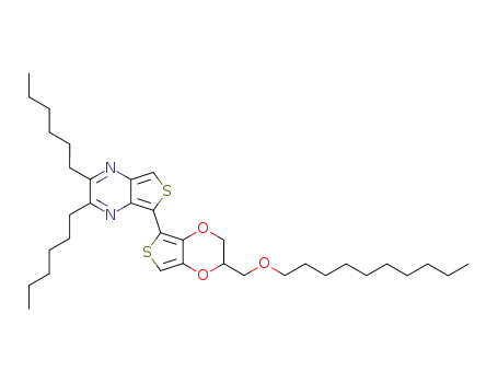 5-(2-decyloxymethyl-2,3-dihydro-thieno[3,4-b][1,4]dioxin-5-yl)-2,3-dihexyl-thieno[3,4-b]pyrazine
