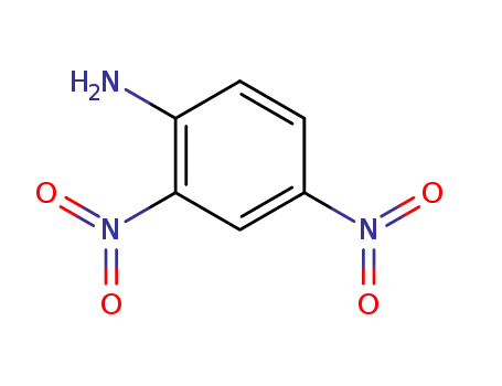 Molecular Structure of 97-02-9 (2,4-Dinitroaniline)