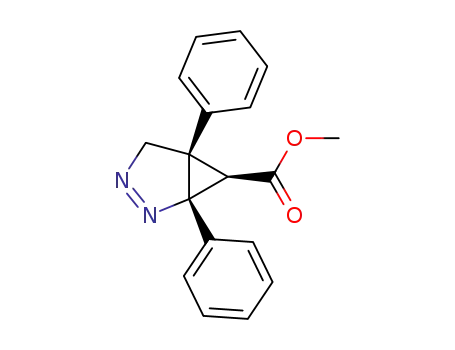 methyl 1,5-diphenyl-2,3-diazabicyclo[3.1.0]hex-2-ene-endo-6-carboxylate