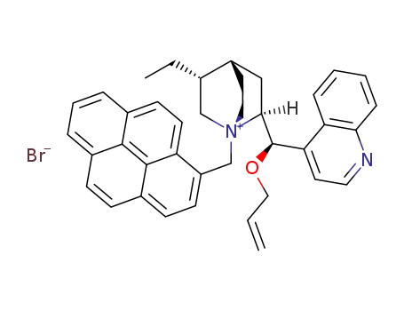 N-[(1-pyrenyl)methyl]-O(9)-allylhydrocinchonidinium bromide