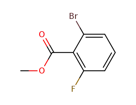 Molecular Structure of 820236-81-5 (Methyl 2-bromo-6-fluorobenzoate)