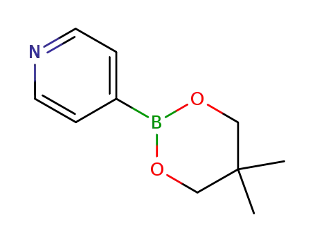 Molecular Structure of 869901-52-0 (Pyridine-4-boronic acid, neopentyl ester)