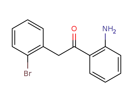 Molecular Structure of 869668-73-5 (Ethanone, 1-(2-aminophenyl)-2-(2-bromophenyl)-)