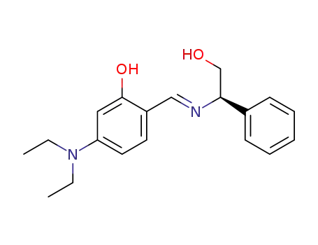 (E)-5-diethylamino-2-[(2-hydroxy-(1R)-phenylethylimino)methyl]phenol