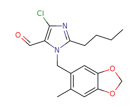2-butyl-4-chloro-1-(6-methyl-1,3-benzodioxol-5-ylmethyl)-1H-imidazole-5-carbaldehyde