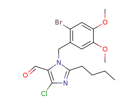 1-(2-bromo-4,5-dimethoxybenzyl)-2-butyl-4-chloro-1H-imidazole-5-carbaldehyde