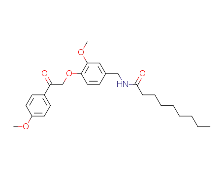 3-methoxy-4-(4'-methoxyacetophenone-2-oxy)-N-nonanoylbenzylamine