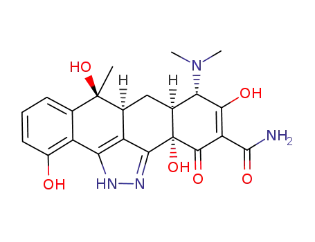 [6S-(2bα,6α,6aα,7aα)]-6-dimethylamino-1,2b,3,6,6a,7,7a,8-octahydro-2b,5,8,12-tetrahydroxy-8-methyl-3-oxo-1,2-diazacyclopenta[fg]naphthacene-4-carboxylic acid amide