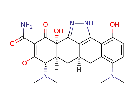 [6S-(2bα,6α,6aα,7aα)]-6,9-bis(dimethylamino)-1,2b,3,6,6a,7,7a,8-octahydro-2b,5,12-trihydroxy-3-oxo-1,2-diazacyclopenta[fg]naphthacene-4-carboxylic acid amide