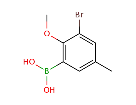 3-bromo-2-methoxy-5-methyl phenylboronic acid