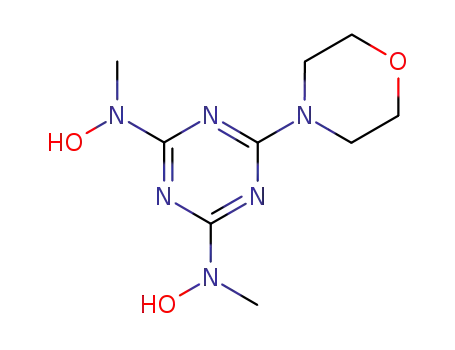 Molecular Structure of 871110-30-4 (1,3,5-Triazine-2,4-diamine,
N,N'-dihydroxy-N,N'-dimethyl-6-(4-morpholinyl)-)