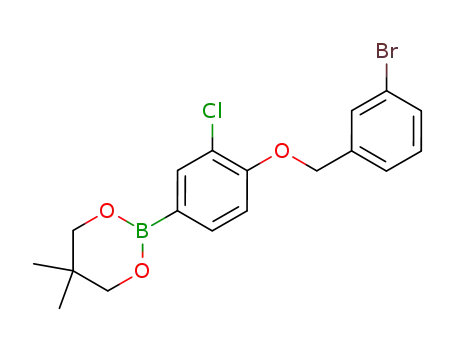 2,2-dimethylpropane-1,3-diyl [4-(3-bromobenzyloxy)-3-chlorophenyl] boronate